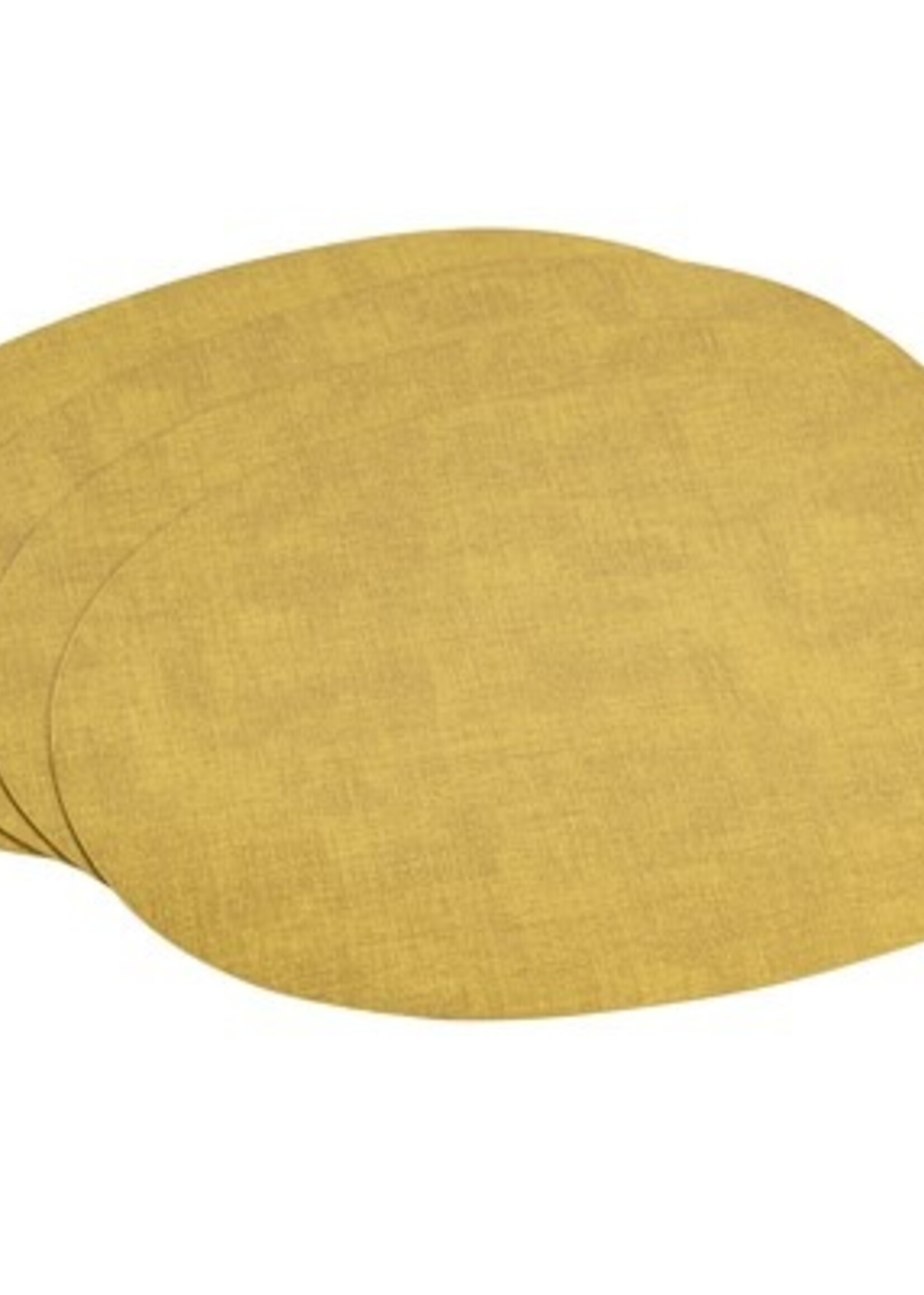 Culi1 Placemat ovaal geel - set van 4