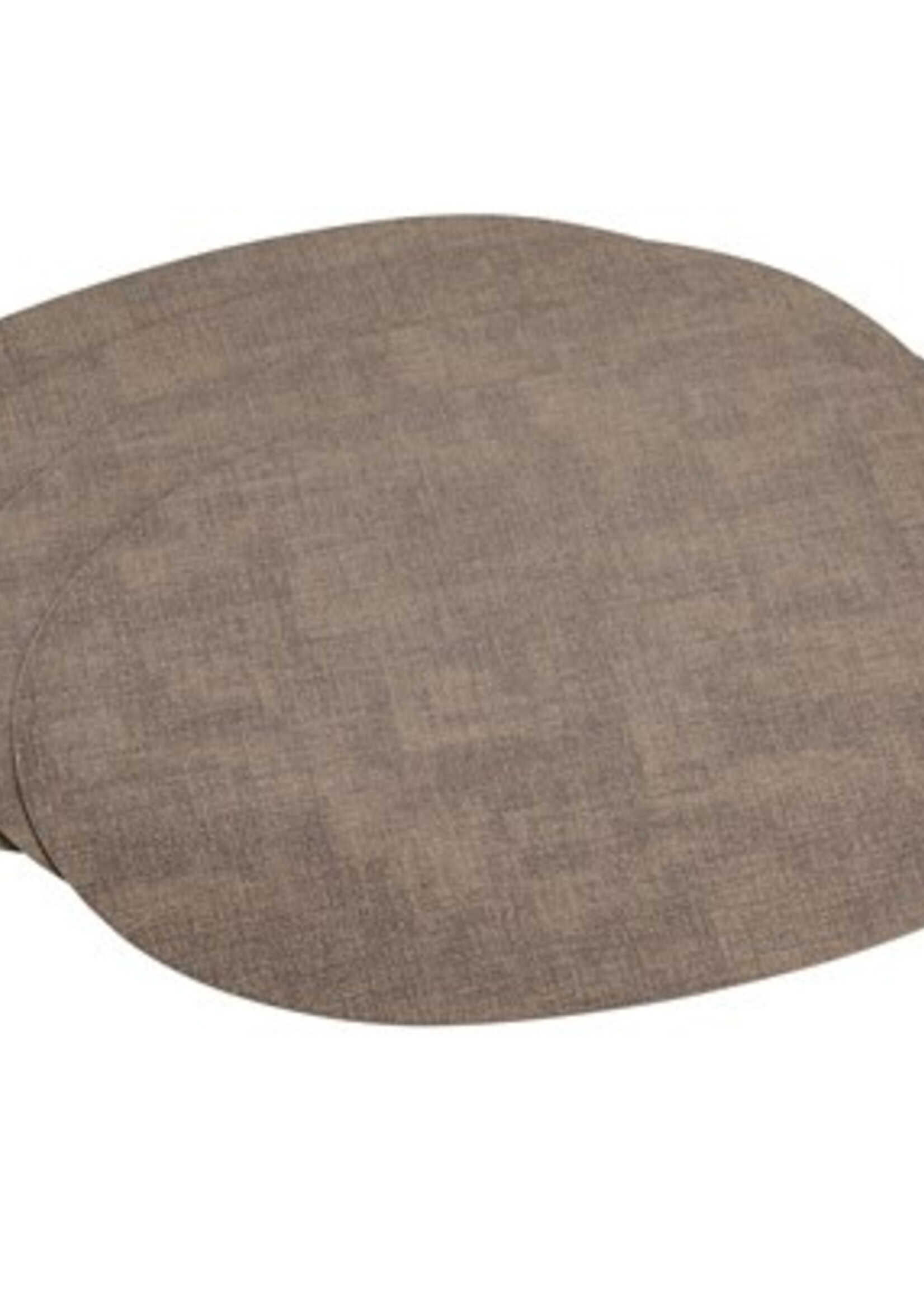 Culi1 Placemat ovaal bruin - set van 4