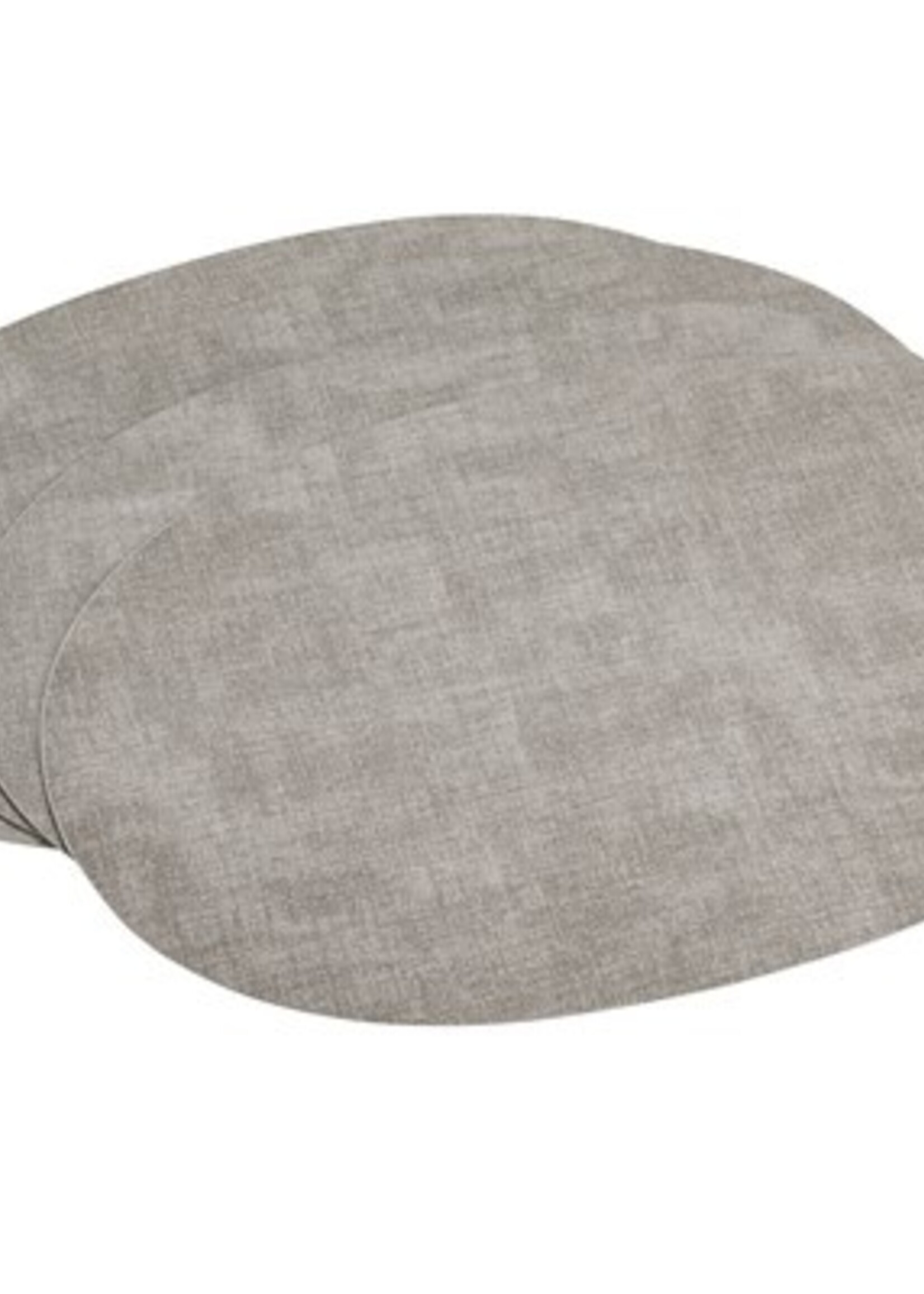 Culi1 Placemat ovaal lichtgrijs - set van 4