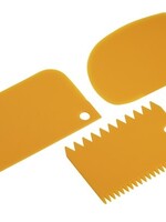 CULI1 Deegschraper 3 stuks - Kleur assorti