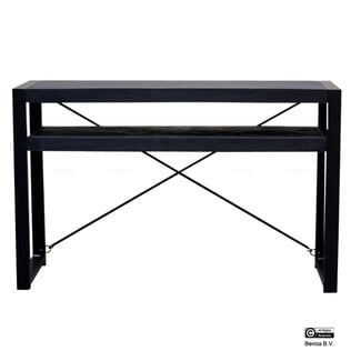 Benoa Britt 2 Shelf Console Table Black 120