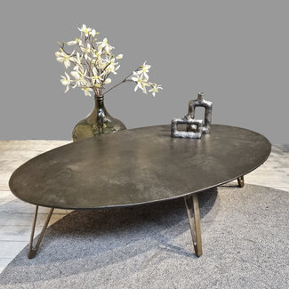 Benoa Antique Bronze Oval Coffee Table 139