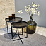 Benoa Lead & Bronze Side Table 52/46