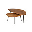 Brooz Salontafel - set van 2, organisch, Ginger