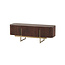 Nijwie TV dressoir 140 met 4 deuren, Mango Warm Walnut