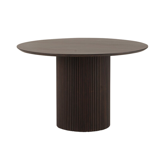 MySons Eetkamertafel Ø120, Mango Dark Walnut