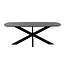 Brooz Deens ovale eettafel 230cm Akagi zwart