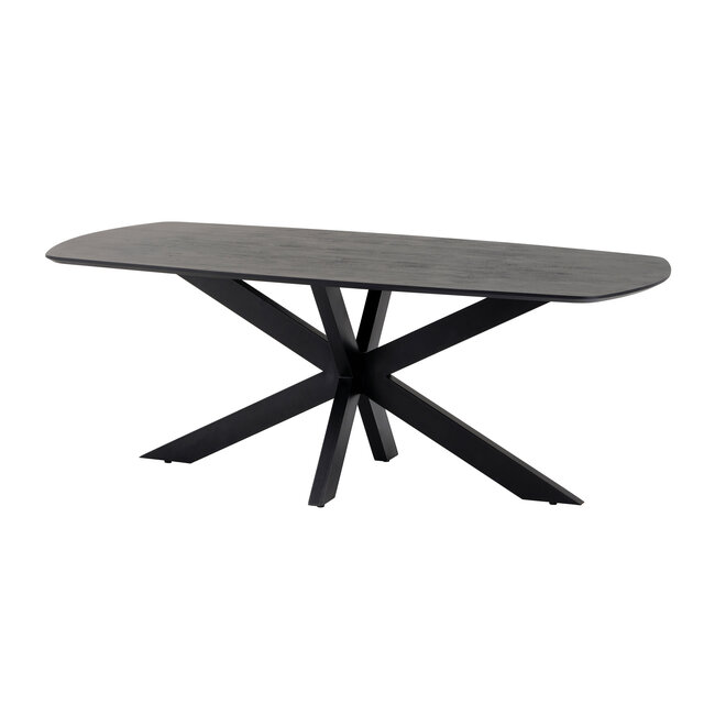 Brooz Deens ovale eettafel 230cm Akagi zwart