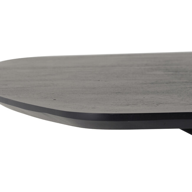 Brooz Deens ovale eettafel 160 cm Akagi zwart