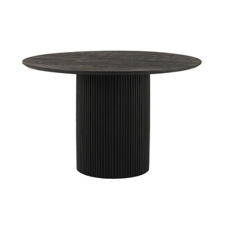 MySons Eetkamertafel Ø120, Acacia Black