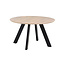 - Eetkamertafel Ø130, Mango Ashblond