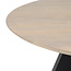 - Eetkamertafel Ø130, Mango Ashblond