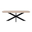 - Eetkamertafel deens ovaal 210, Mango Ashblond