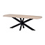 - Eetkamertafel deens ovaal 210, Mango Ashblond