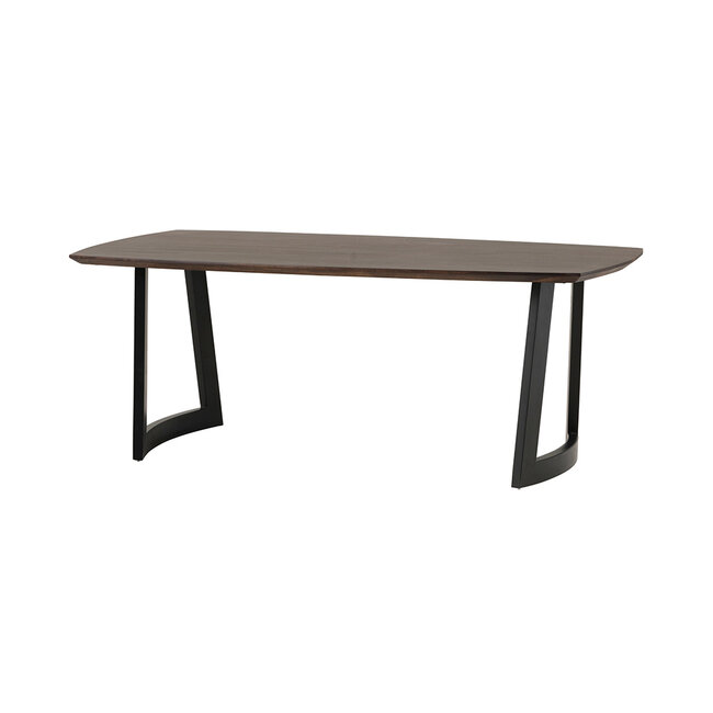 - Eetkamertafel 220, Mango Dark Walnut