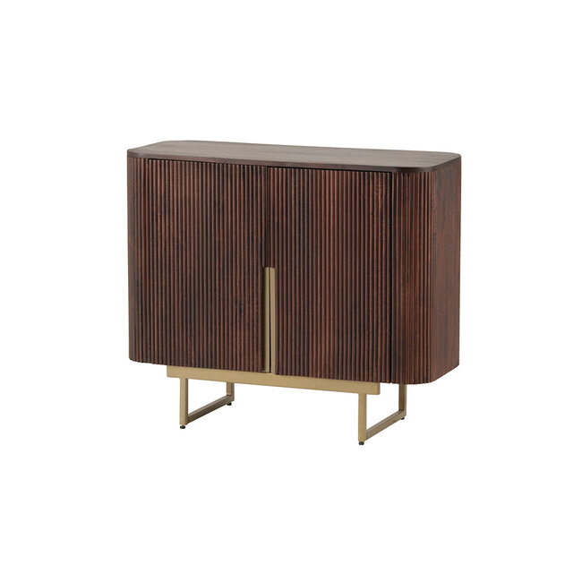 Nijwie Commode 95 met 2 deuren, Mango Warm Walnut