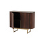 Nijwie Commode 95 met 2 deuren, Mango Warm Walnut