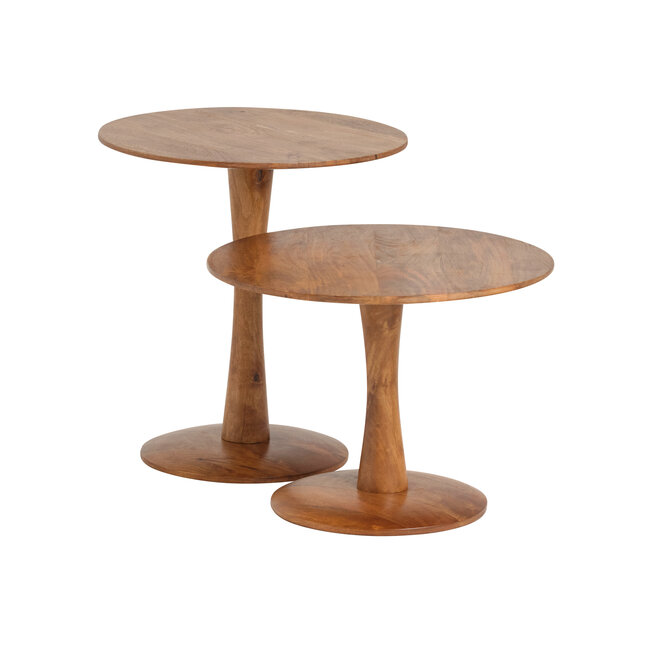 Nijwie Bijzettafel Ø60, laag, Ginger