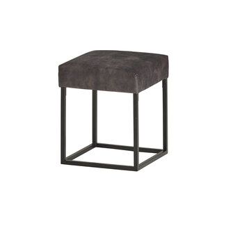 Le Chair Poef Cuadrado vierkant 40 - Adore - Dark Grey