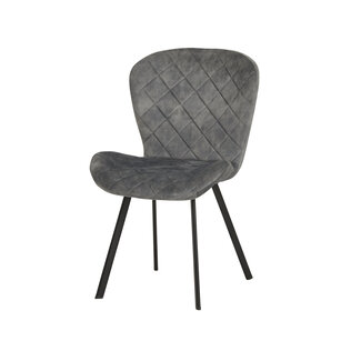 Le Chair Eetkamerstoel Dex - Velvet - Steel