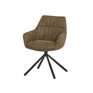 Le Chair Eetkamerstoel Targa Spider - Cowboy - Olive nr. 411