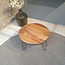 Benoa Wood & Iron Coffee Table Rough Mango 60/39