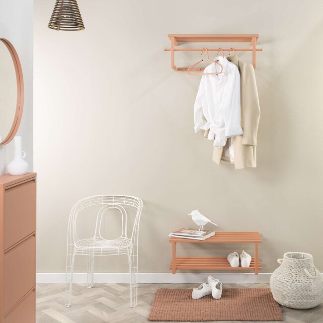 - Wandkapstok Marco clay terra