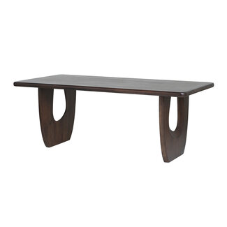 MySons Eetkamertafel 200, Mango Brown Walnut