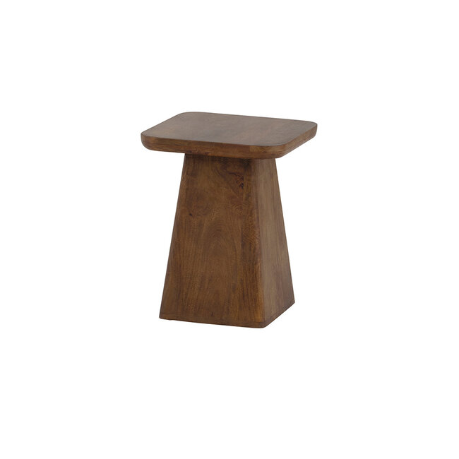 Brooz Bijzettafel 40 Stockholm Mango Brown Walnut – Compacte Design Bijzettafel