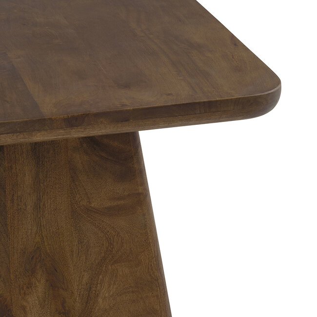 Brooz Bijzettafel 40 Stockholm Mango Brown Walnut – Compacte Design Bijzettafel