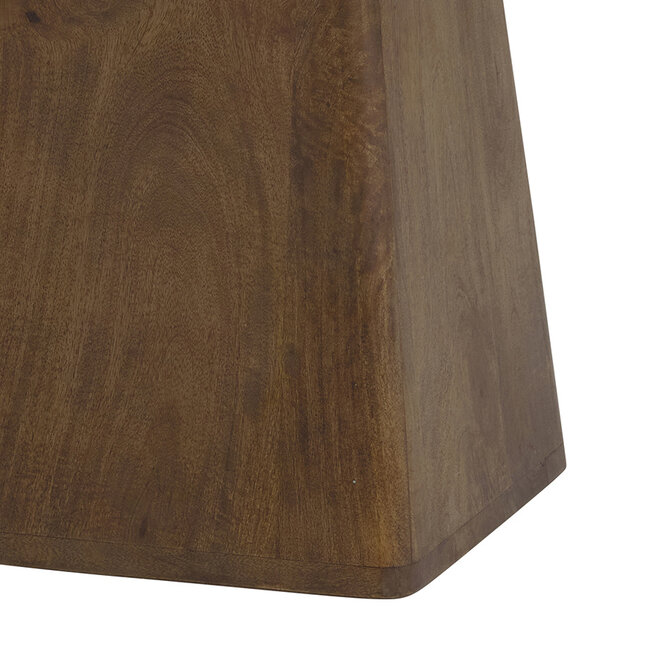 Brooz Bijzettafel 40 Stockholm Mango Brown Walnut – Compacte Design Bijzettafel