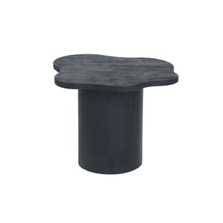 Brooz Fiore bijzettafel 65 cm Mango Zwart