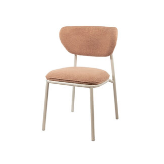 Brooz Eetkamerstoel Didi – beige frame met Gear stof Powder (set van 2)