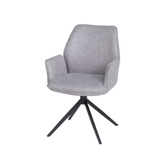 MySons Revi eetkamerstoel - draaipoot 360ARS - Lotus Grey 85 (set of 2)