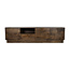 Brooz TV meubel Kaapstad 190 – dark walnut met 3 deuren en lade