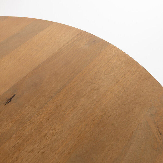 Brooz Tokio ronde eettafel Ø150 cm Mango Smooth Natural