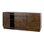 Brooz Modern dressoir Kaapstad 180  – mangohout dark walnut met 3 deuren
