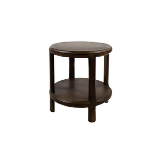 Brooz Jumbo ronde bijzettafel Ø50 cm Brown Walnut