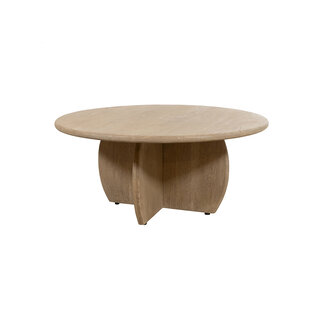 Brooz Salontafel Ø90, H40, Acacia Weathered Wood