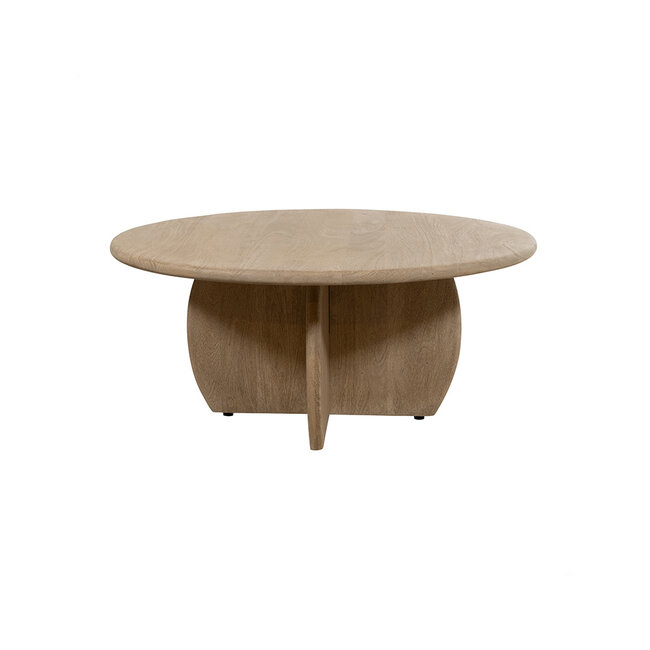 Brooz Salontafel Ø90, H40, Acacia Weathered Wood