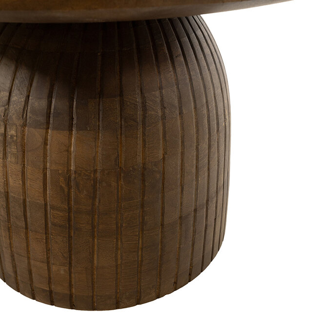 MySons Karl salontafel Ø60, H38, Brown Walnut