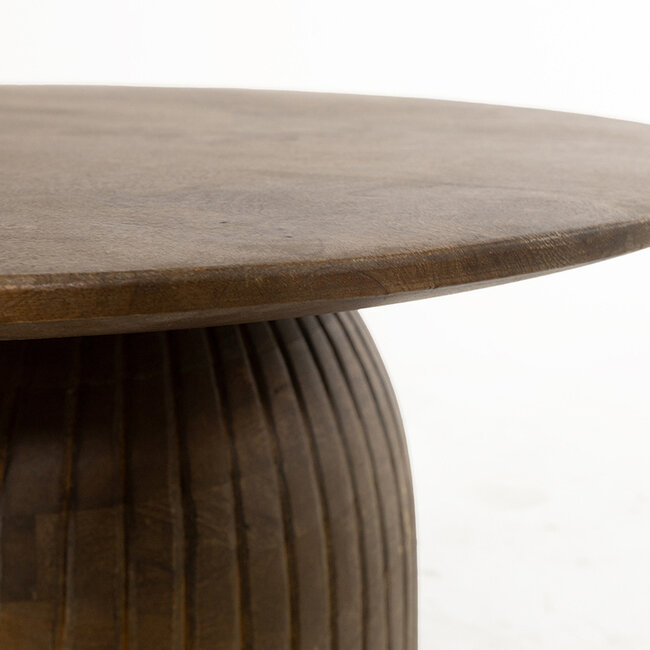 MySons Karl salontafel Ø60, H38, Brown Walnut