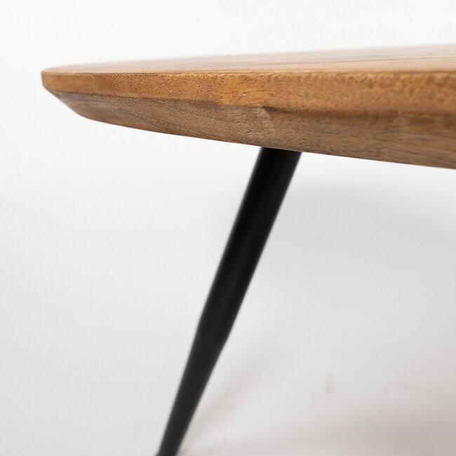 MySons Kassel salontafel organisch, set van 2, Smooth Natural (25mm)