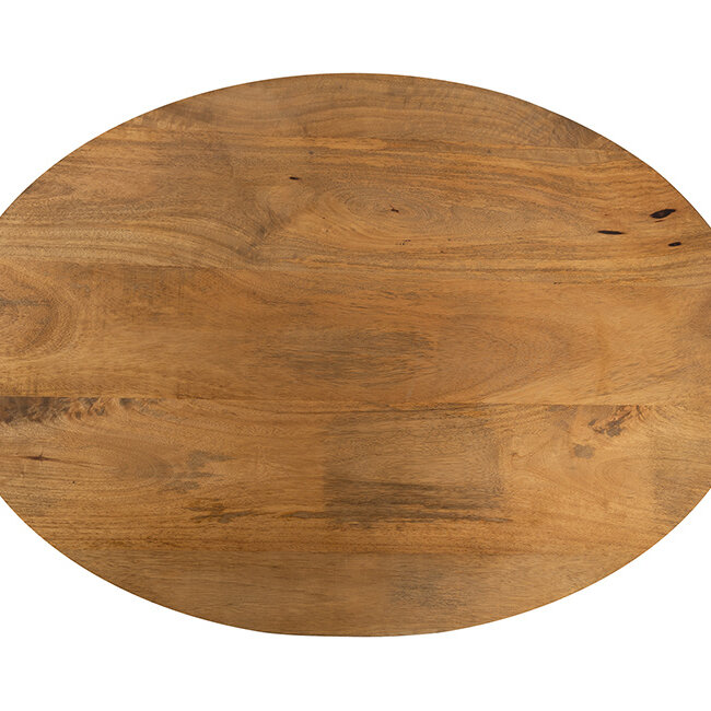 MySons Leipzig salontafel ovaal, set van 2, Smooth Natural