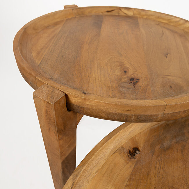 MySons Berlijn salontafel, set van 3, Smooth Natural