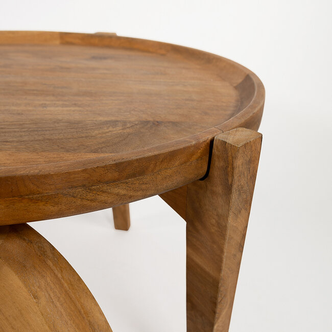 MySons Berlijn salontafel, set van 3, Smooth Natural