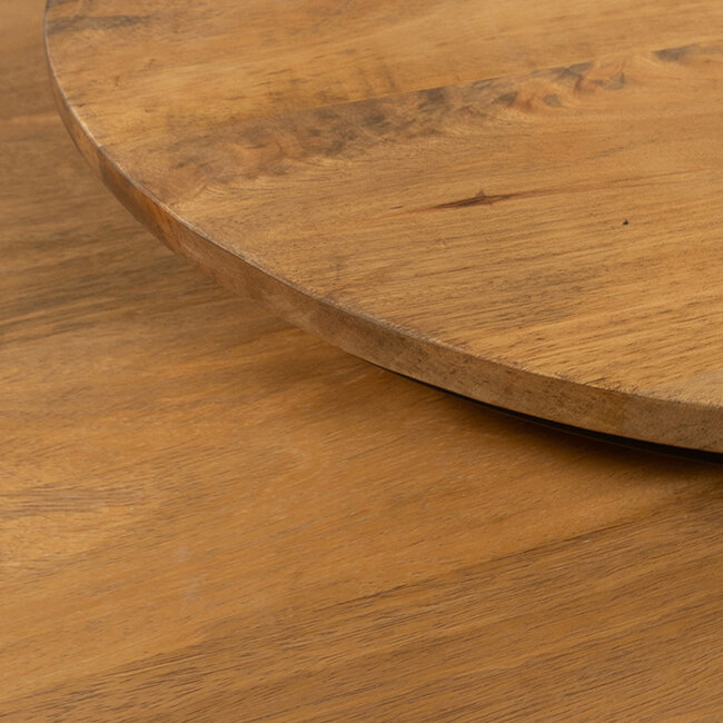 MySons Leipzig salontafel ovaal, set van 2, Smooth Natural