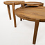 MySons Berlijn salontafel, set van 3, Smooth Natural