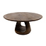 Brooz Bremen salontafel Ø90, H40, Brown Walnut