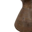 MySons Yves bijzettafel Ø57, H47, Brown Walnut, Smoke glass